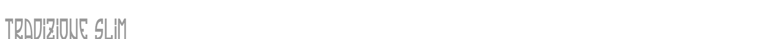 Tradizione font preview